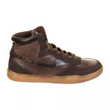 Sneakers Montantes cuir Marron foncé