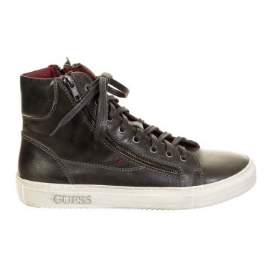 Sneakers Montantes cuir Charcoal