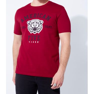 T-shirt Tiger Bordeaux