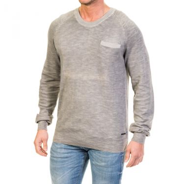 Pull gris clair