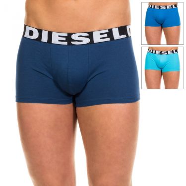 Lot de 3 Boxers Shawn Bleu marine-cian-bleu