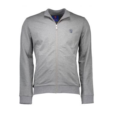 Sweatshirt avec zip - gris