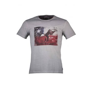 T-SHIRT manches courtes gris