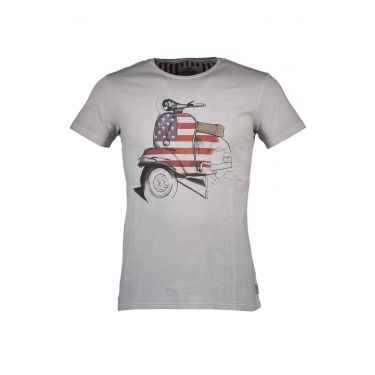 T-SHIRT manches courtes gris