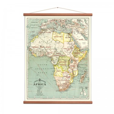 Carte d'Afrique vintage