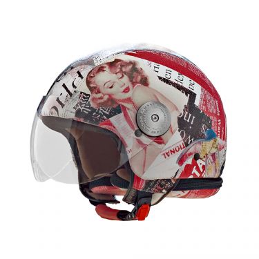 Casque Vintage Pin-up