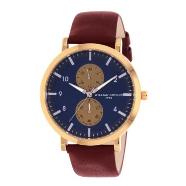 Montre DORE D.BLUE/BLEU F. BURG/BORDX