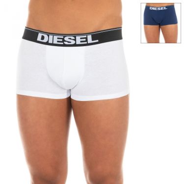 Pack de 2 Boxers Rocco Diesel Bleu & Blanc