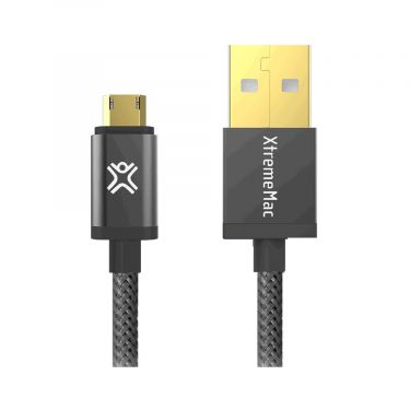 DOUBLE REVERSIBLE MICRO-USB CABLE - Black